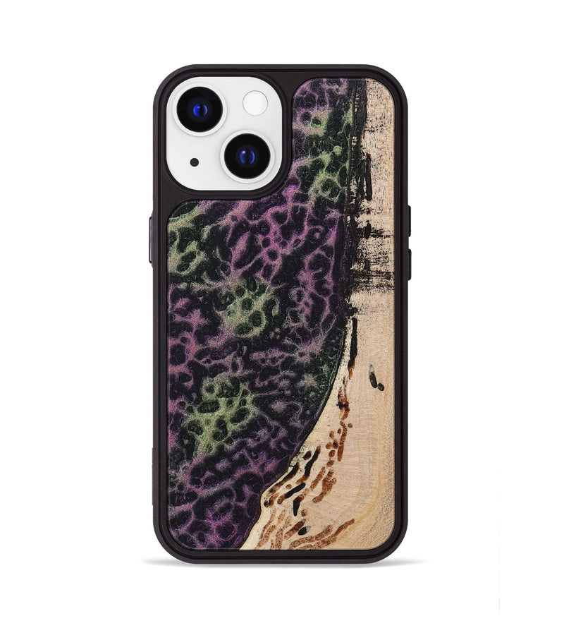 iPhone 13 Wood+Resin Phone Case - Sandy (Static, 720267)