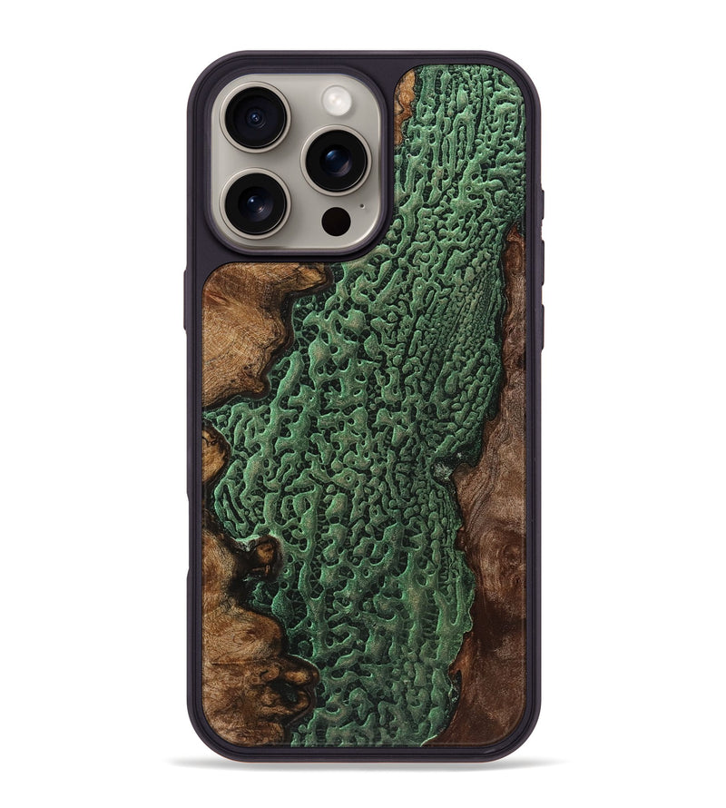iPhone 16 Pro Max Wood+Resin Phone Case - Alaya (Static, 720273)