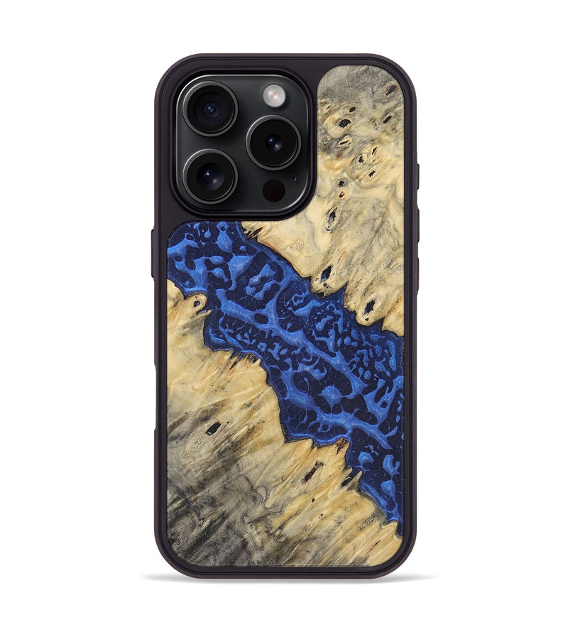 iPhone 16 Pro Wood+Resin Phone Case - Ira (Static, 720297)