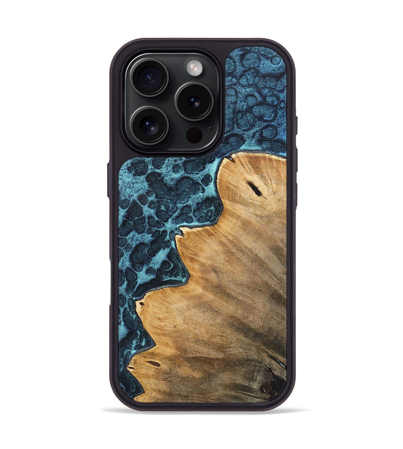 iPhone 16 Pro Wood+Resin Phone Case - Jessica (Static, 720303)