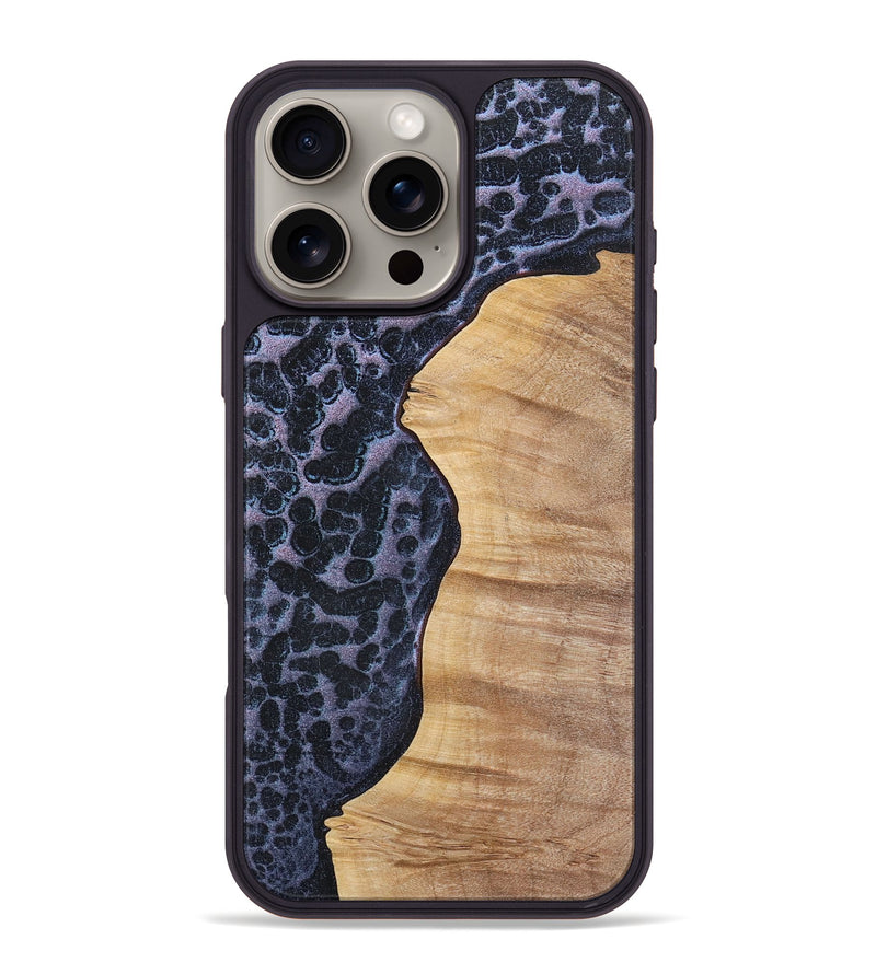 iPhone 16 Pro Max Wood+Resin Phone Case - Britney (Static, 720312)