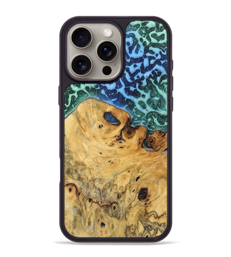 iPhone 16 Pro Max Wood+Resin Phone Case - Asher (Static, 720317)