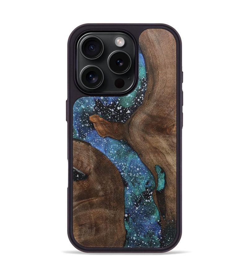 iPhone 16 Pro Wood+Resin Phone Case - Keith (Cosmos, 720344)