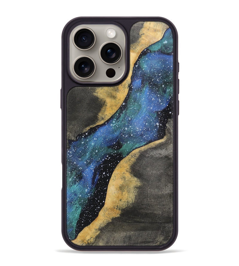 iPhone 16 Pro Max Wood+Resin Phone Case - Ramon (Cosmos, 720345)