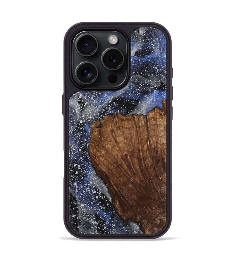 iPhone 16 Pro Wood+Resin Phone Case - Deja (Cosmos, 720349)