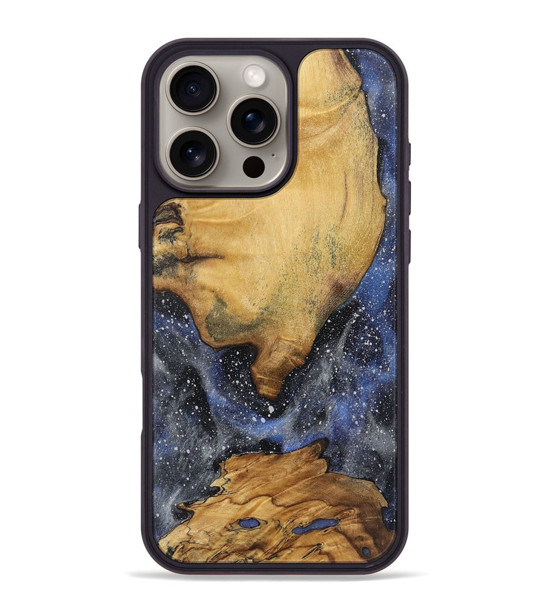 iPhone 16 Pro Max Wood+Resin Phone Case - Kyle (Cosmos, 720350)