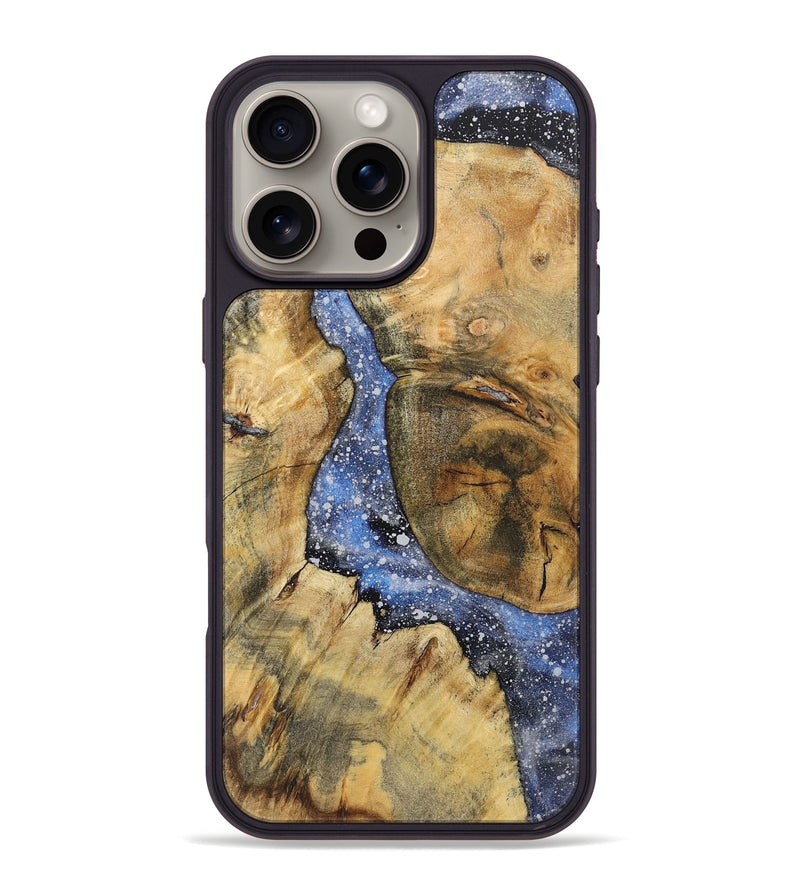 iPhone 16 Pro Max Wood+Resin Phone Case - Cleo (Cosmos, 720351)