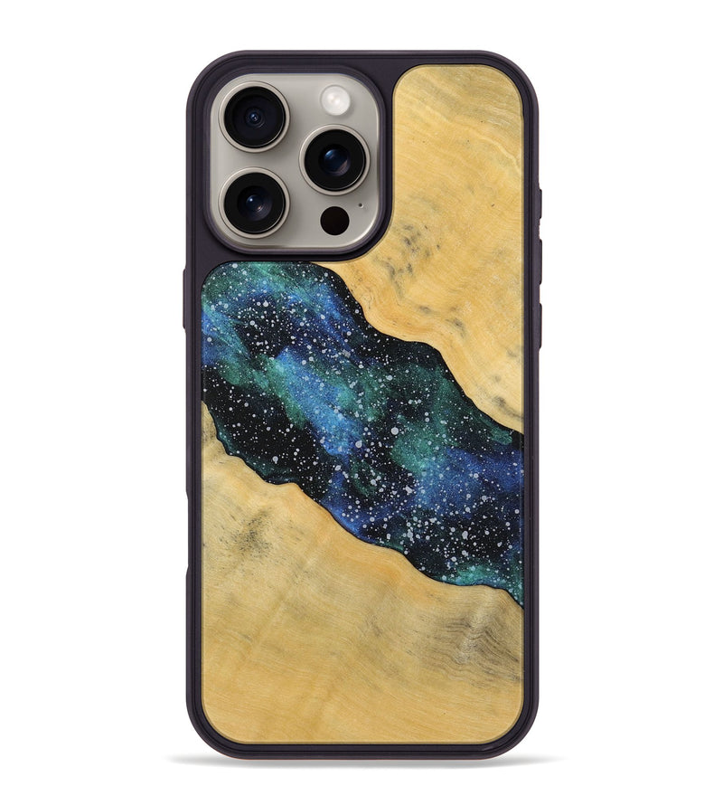iPhone 16 Pro Max Wood+Resin Phone Case - Ashlee (Cosmos, 720353)
