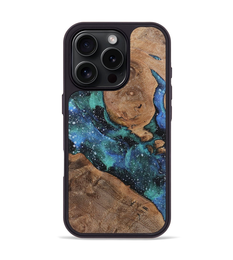 iPhone 16 Pro Wood+Resin Phone Case - Willie (Cosmos, 720357)