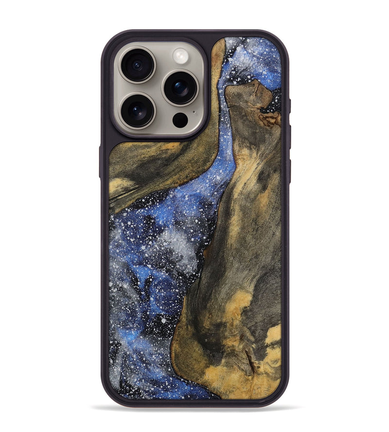 iPhone 15 Pro Max Wood+Resin Phone Case - Karson (Cosmos, 720364)