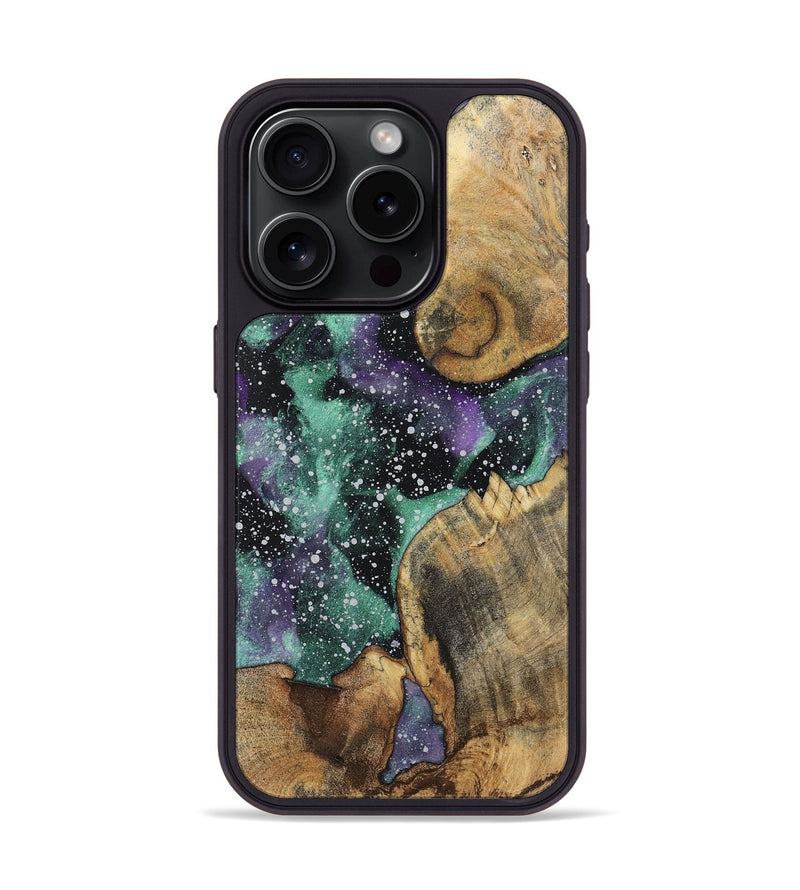 iPhone 15 Pro Wood+Resin Phone Case - Kaydence (Cosmos, 720370)