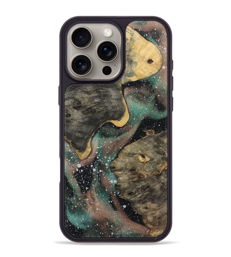 iPhone 16 Pro Max Wood+Resin Phone Case - Lowell (Cosmos, 720373)