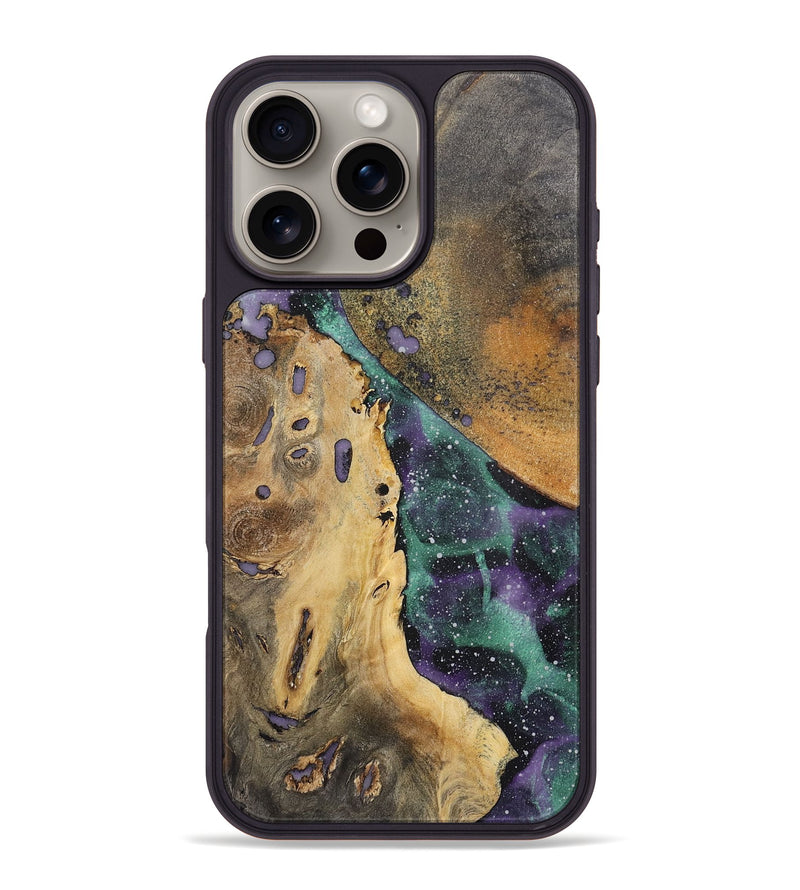 iPhone 16 Pro Max Wood+Resin Phone Case - Emerson (Cosmos, 720374)