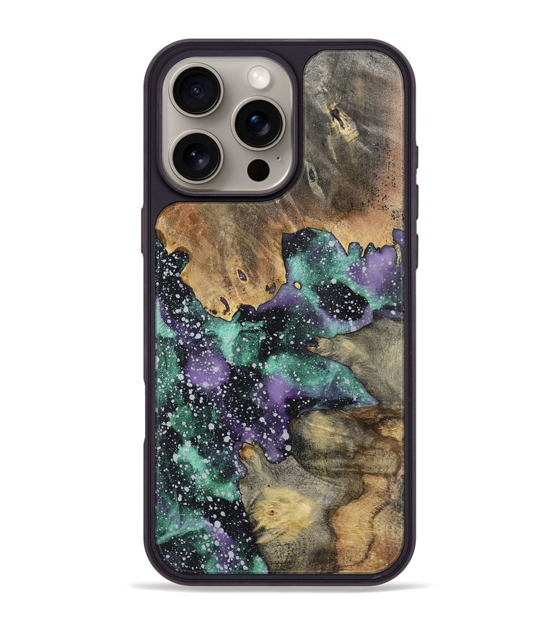 iPhone 16 Pro Max Wood+Resin Phone Case - Evelyn (Cosmos, 720380)