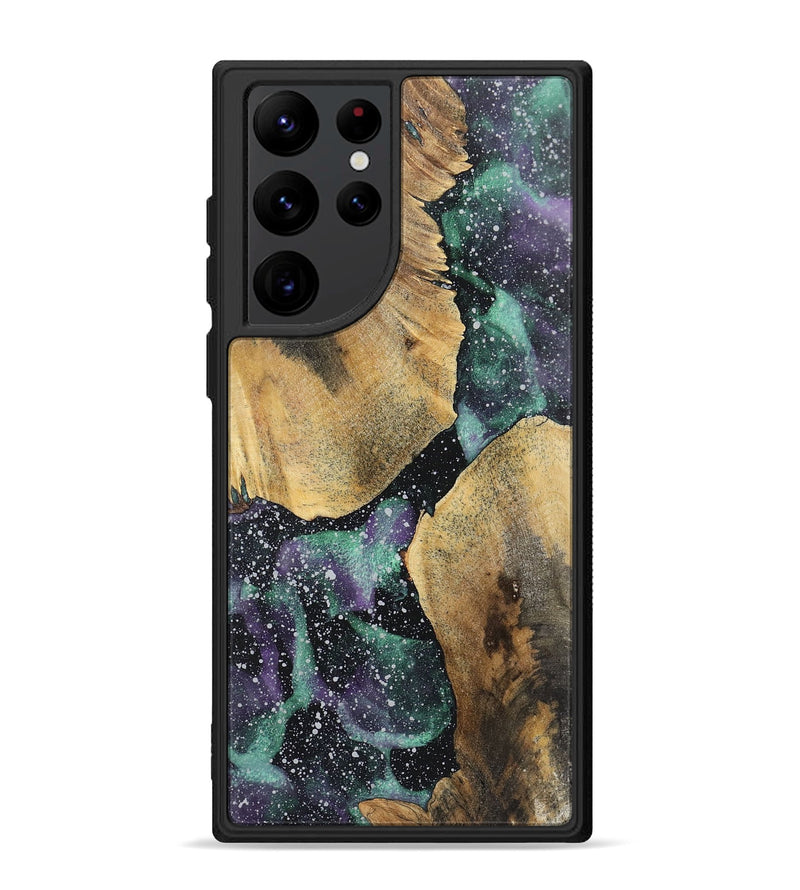 Galaxy S22 Ultra Wood+Resin Phone Case - Dwight (Cosmos, 720381)