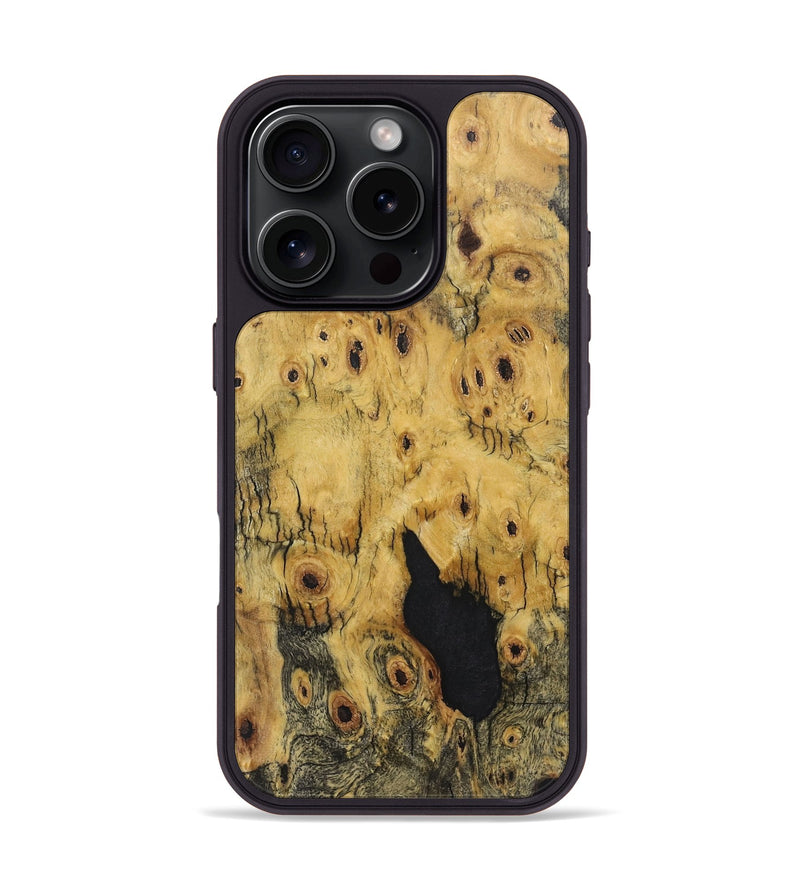 iPhone 16 Pro Wood+Resin Phone Case - Harmony (Wood Burl, 720388)