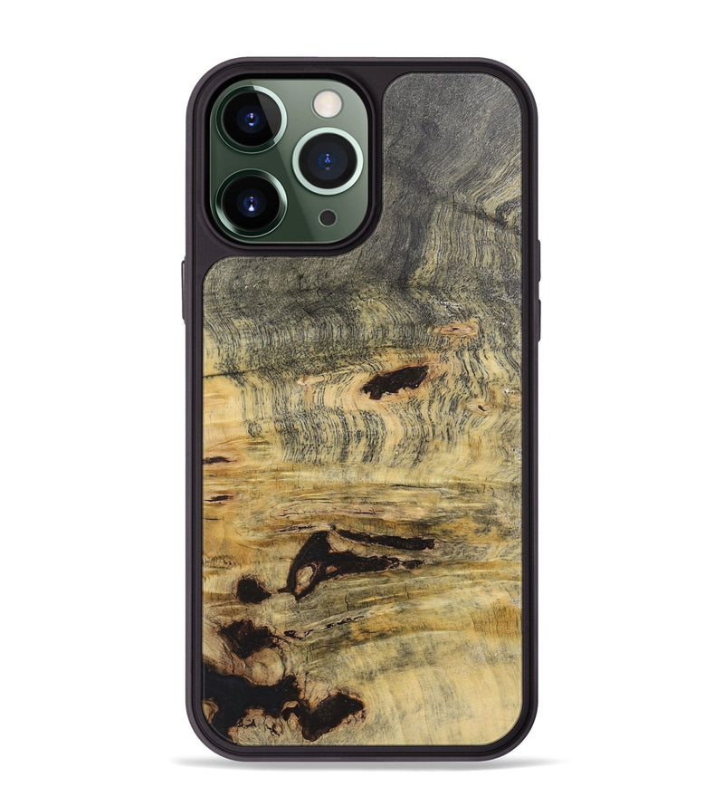 iPhone 13 Pro Max Wood+Resin Phone Case - Donna (Wood Burl, 720394)