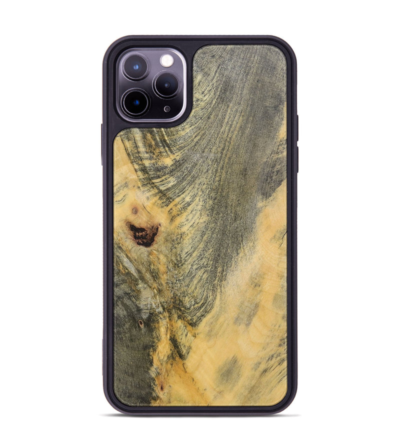 iPhone 11 Pro Max Wood+Resin Phone Case - Willa (Wood Burl, 720395)
