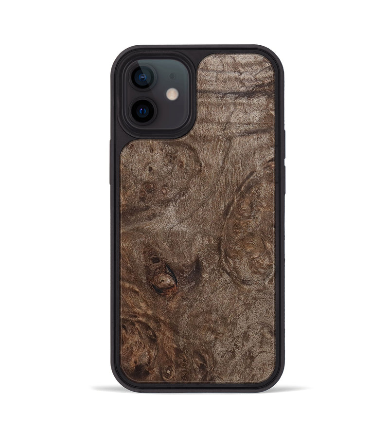iPhone 12 Wood+Resin Phone Case - Becky (Wood Burl, 720408)