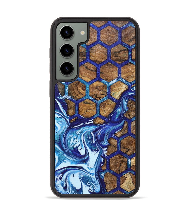Galaxy S23 Plus Wood+Resin Phone Case - Finnegan (Pattern, 720478)