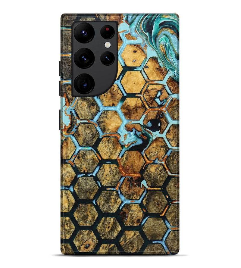 Galaxy S22 Ultra Wood+Resin Live Edge Phone Case - Iva (Pattern, 720572)