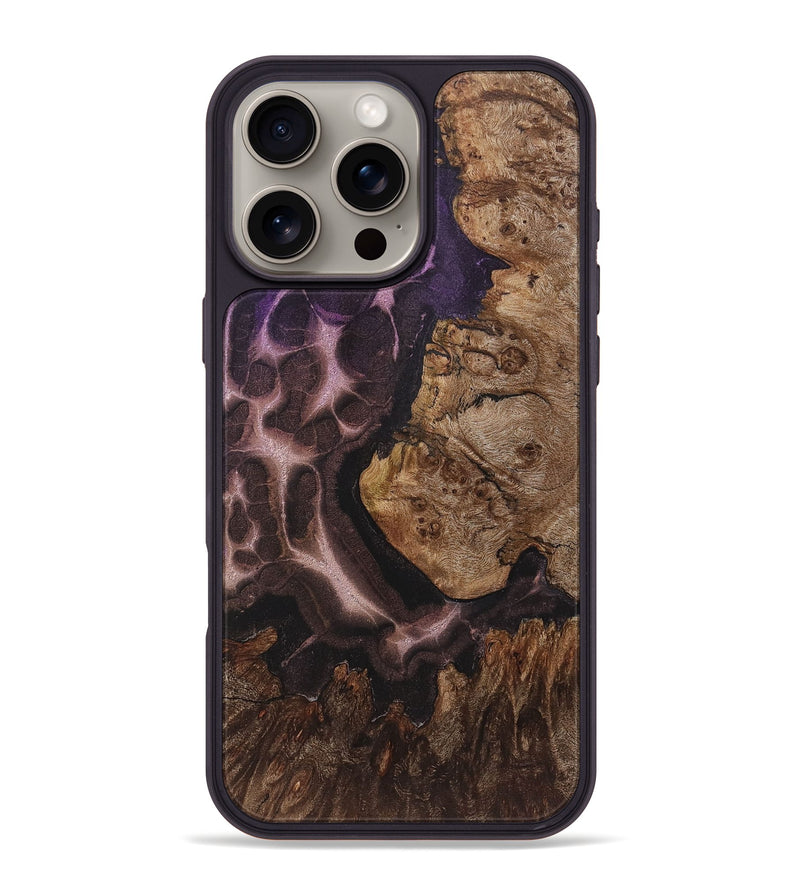 iPhone 16 Pro Max Wood+Resin Phone Case - Lia (Static, 720619)