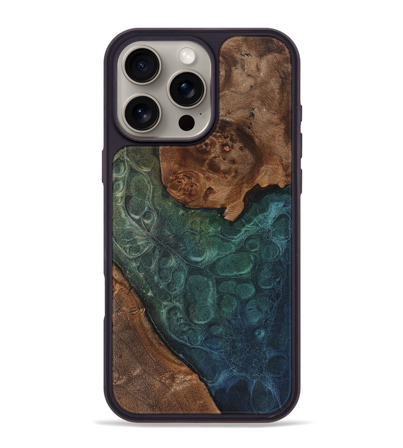 iPhone 16 Pro Max Wood+Resin Phone Case - Heidi (Static, 720620)