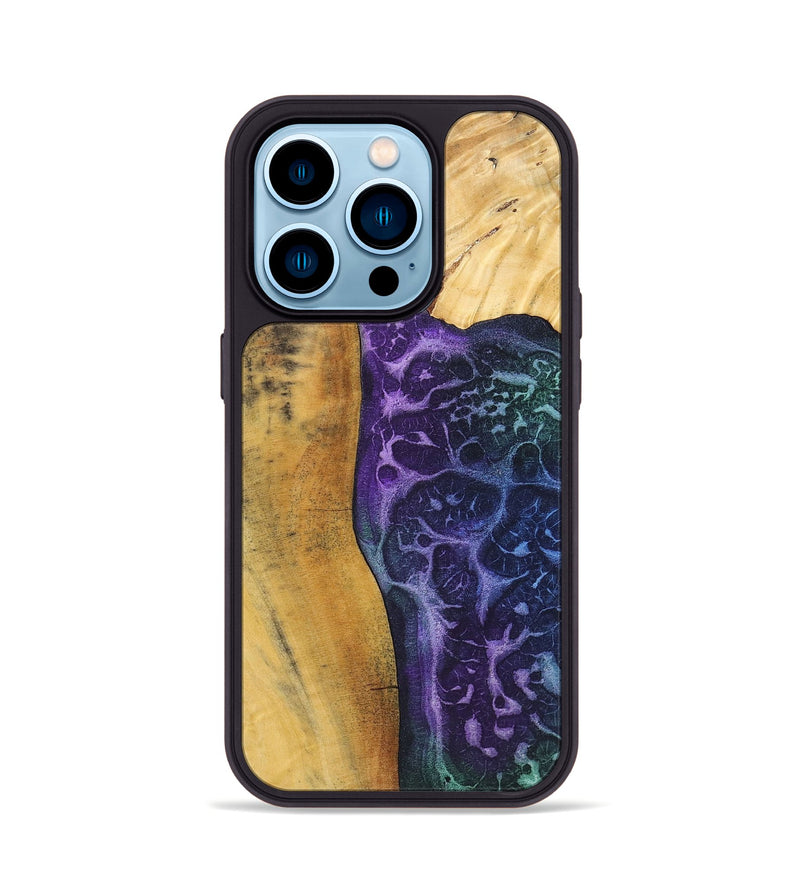 iPhone 14 Pro Wood+Resin Phone Case - Candy (Static, 720624)