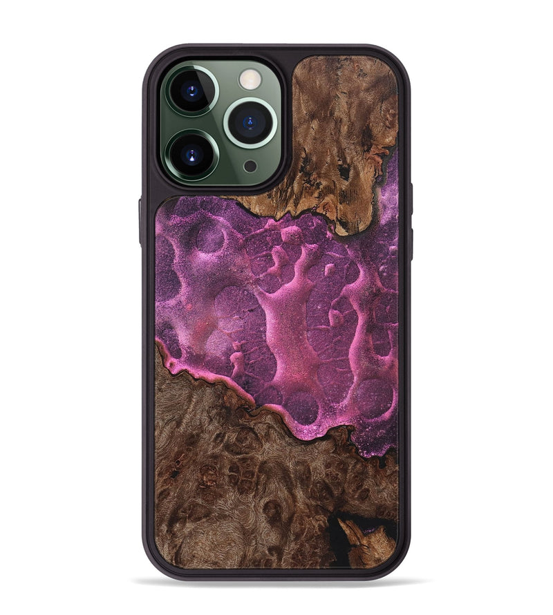 iPhone 13 Pro Max Wood+Resin Phone Case - Karl (Static, 720625)