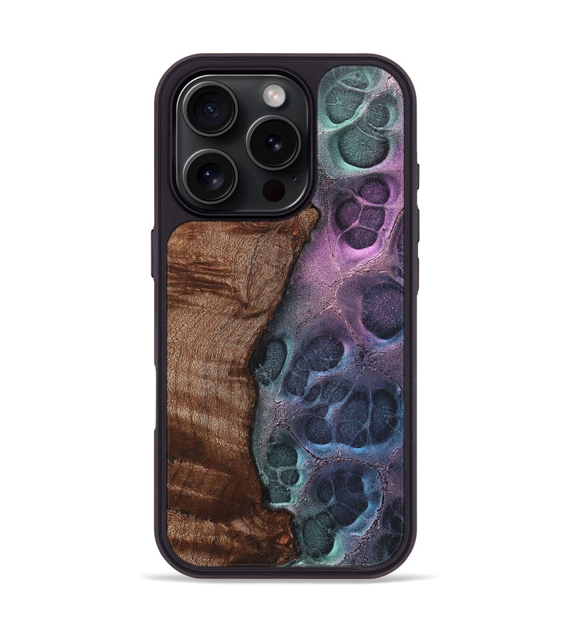 iPhone 16 Pro Wood+Resin Phone Case - Sawyer (Static, 720635)