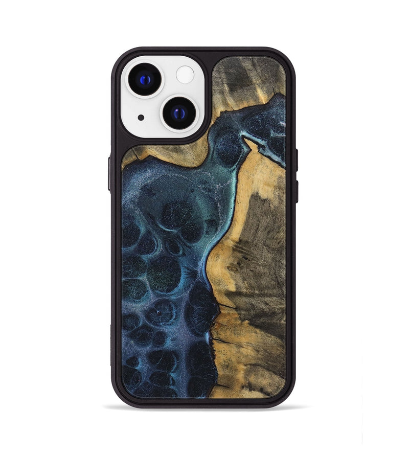 iPhone 13 Wood+Resin Phone Case - Jewel (Static, 720636)