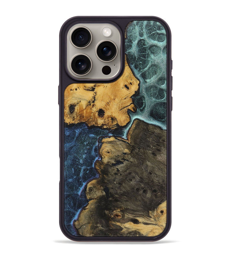 iPhone 16 Pro Max Wood+Resin Phone Case - Everleigh (Static, 720637)