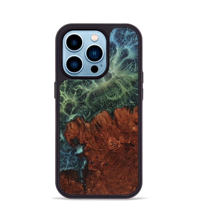 iPhone 14 Pro Wood+Resin Phone Case - Averie (Static, 720638)
