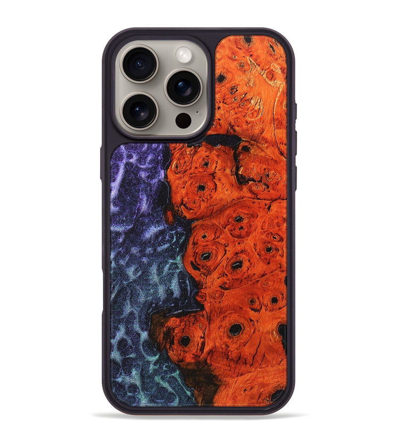 iPhone 16 Pro Max Wood+Resin Phone Case - Betty (Static, 720641)