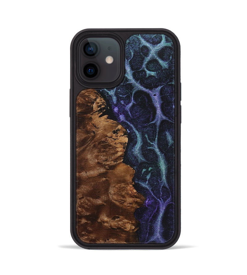 iPhone 12 Wood+Resin Phone Case - Cara (Static, 720646)