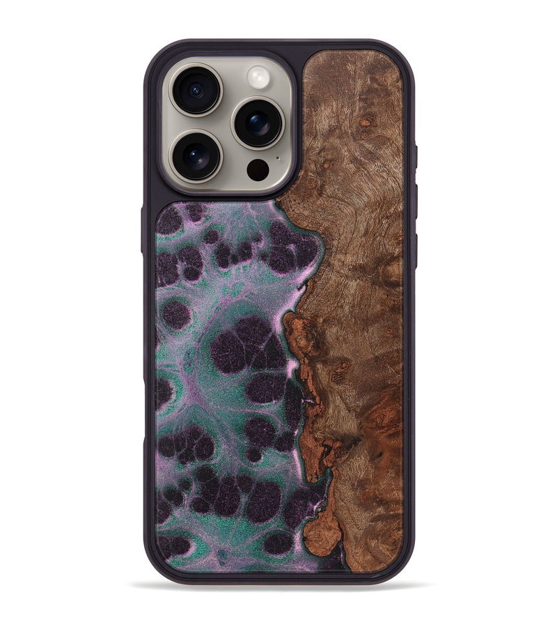 iPhone 16 Pro Max Wood+Resin Phone Case - Emil (Static, 720648)