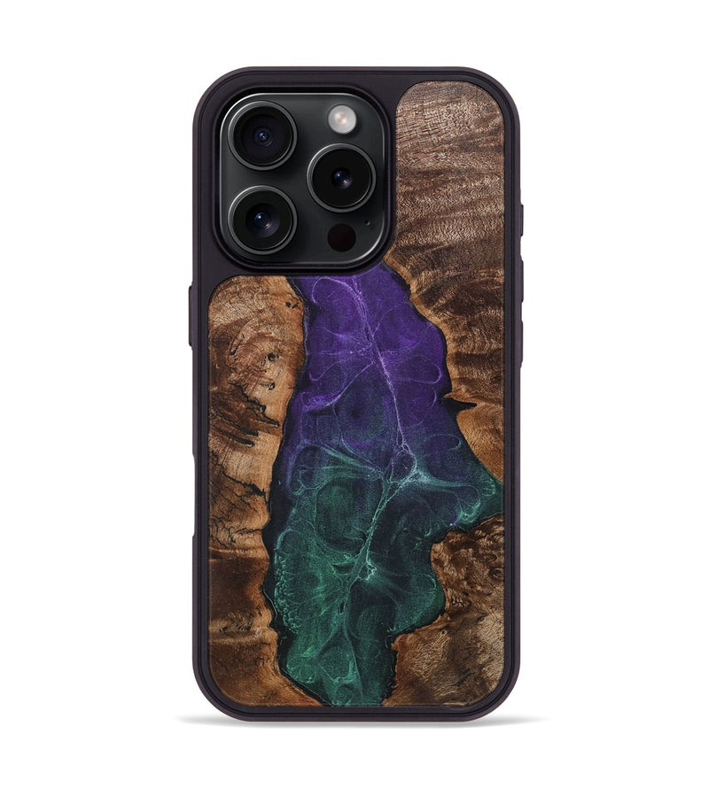 iPhone 16 Pro Wood+Resin Phone Case - Darin (Static, 720649)