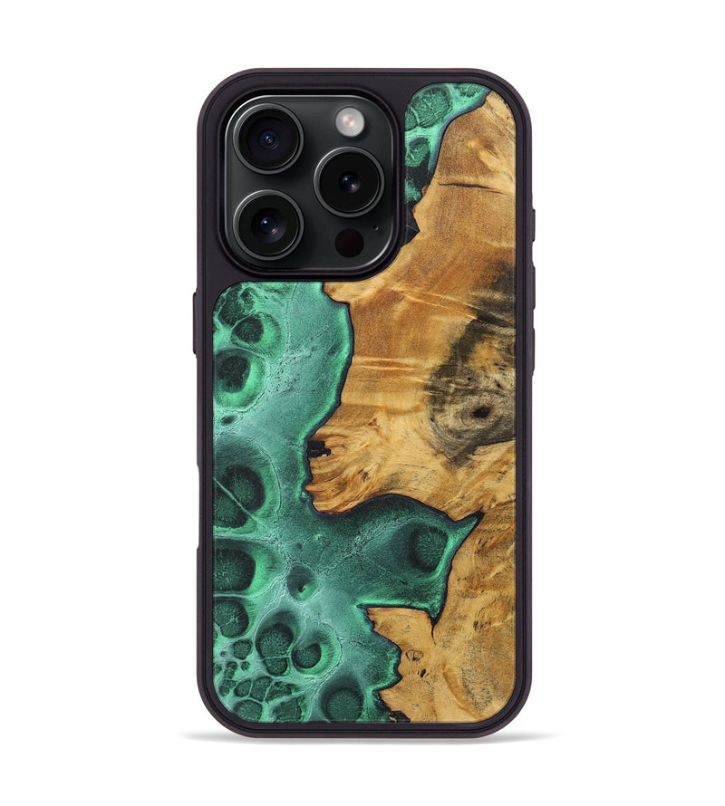 iPhone 16 Pro Wood+Resin Phone Case - Viola (Static, 720658)