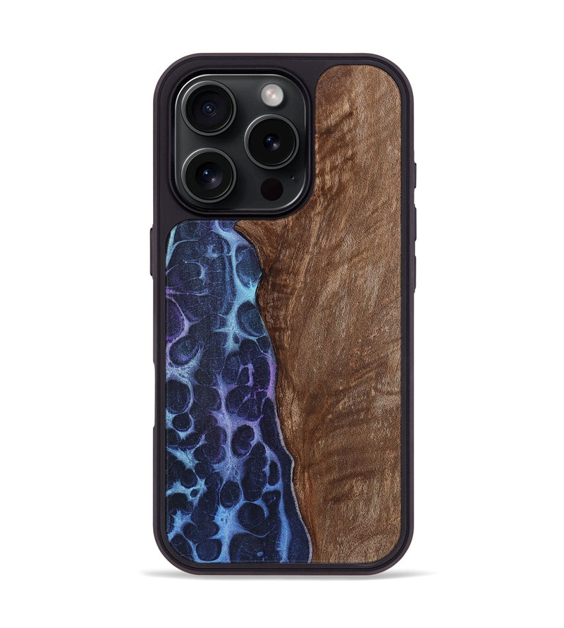 iPhone 16 Pro Wood+Resin Phone Case - Danna (Static, 720666)