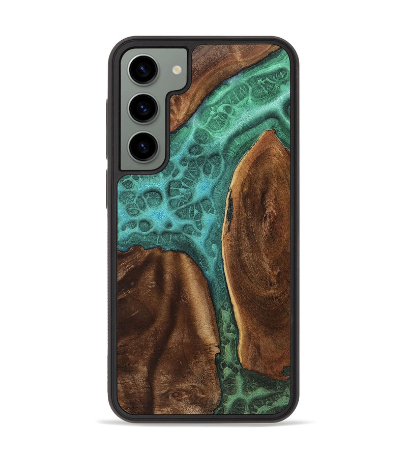 Galaxy S23 Plus Wood+Resin Phone Case - Mike (Static, 720668)