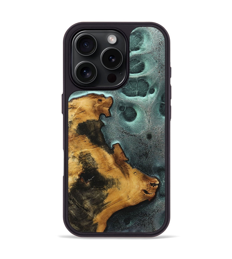 iPhone 16 Pro Wood+Resin Phone Case - Jazlyn (Static, 720673)