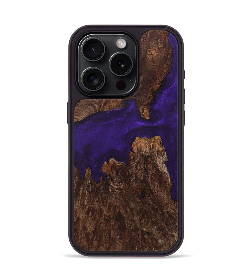iPhone 15 Pro Wood+Resin Phone Case - Dwayne (Static, 720676)