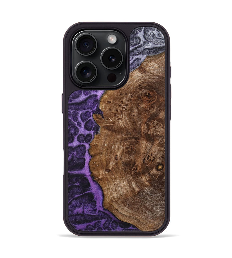 iPhone 16 Pro Wood+Resin Phone Case - Gale (Static, 720693)