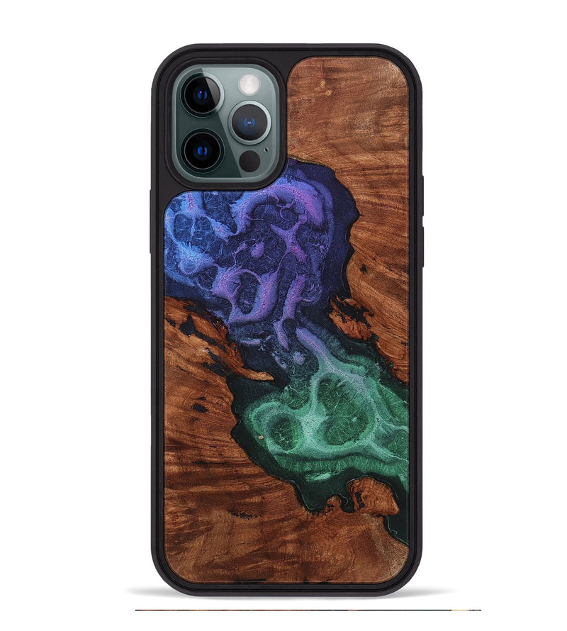 iPhone 12 Pro Max Wood+Resin Phone Case - Aitana (Static, 720697)