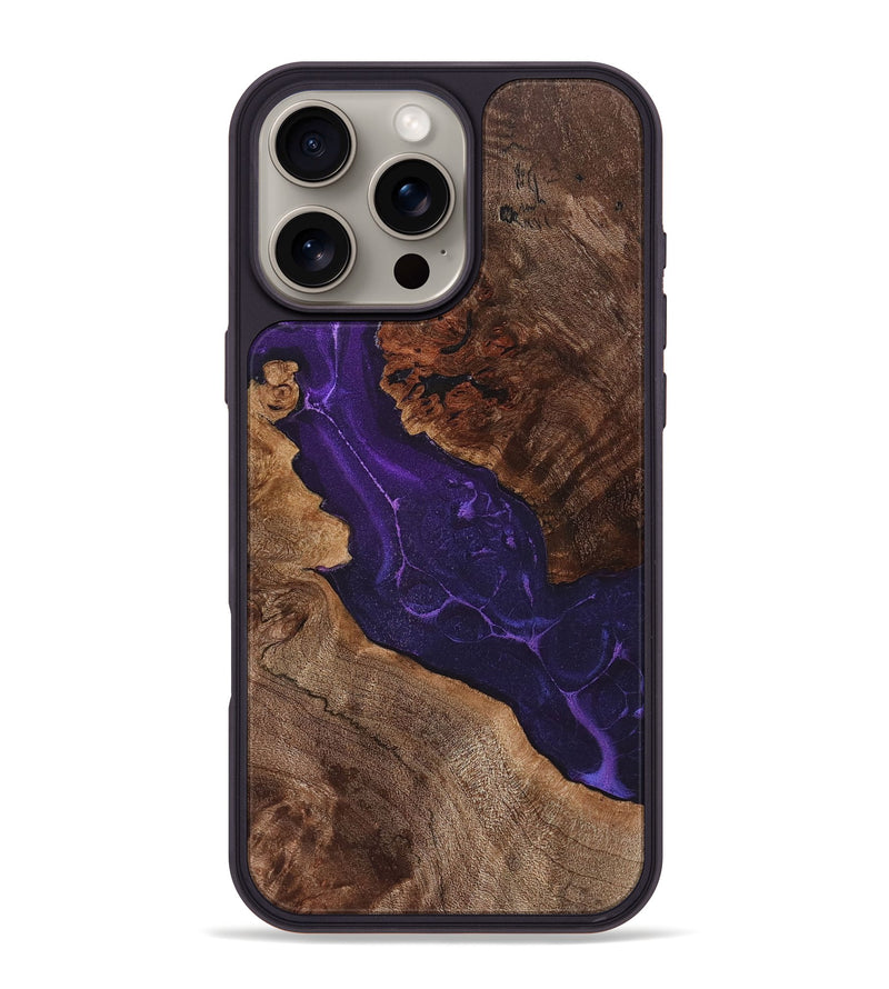 iPhone 16 Pro Max Wood+Resin Phone Case - Josue (Static, 720698)