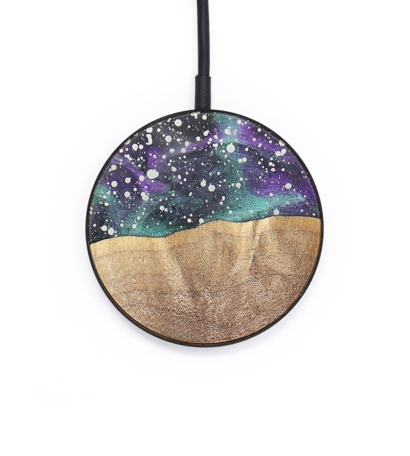 Circle Wood+Resin Wireless Charger - Erin (Cosmos, 720720)