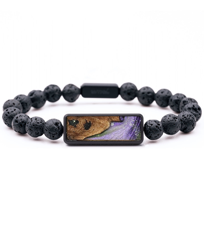 Lava Bead Wood+Resin Bracelet - Cathy (Cosmos, 720795)