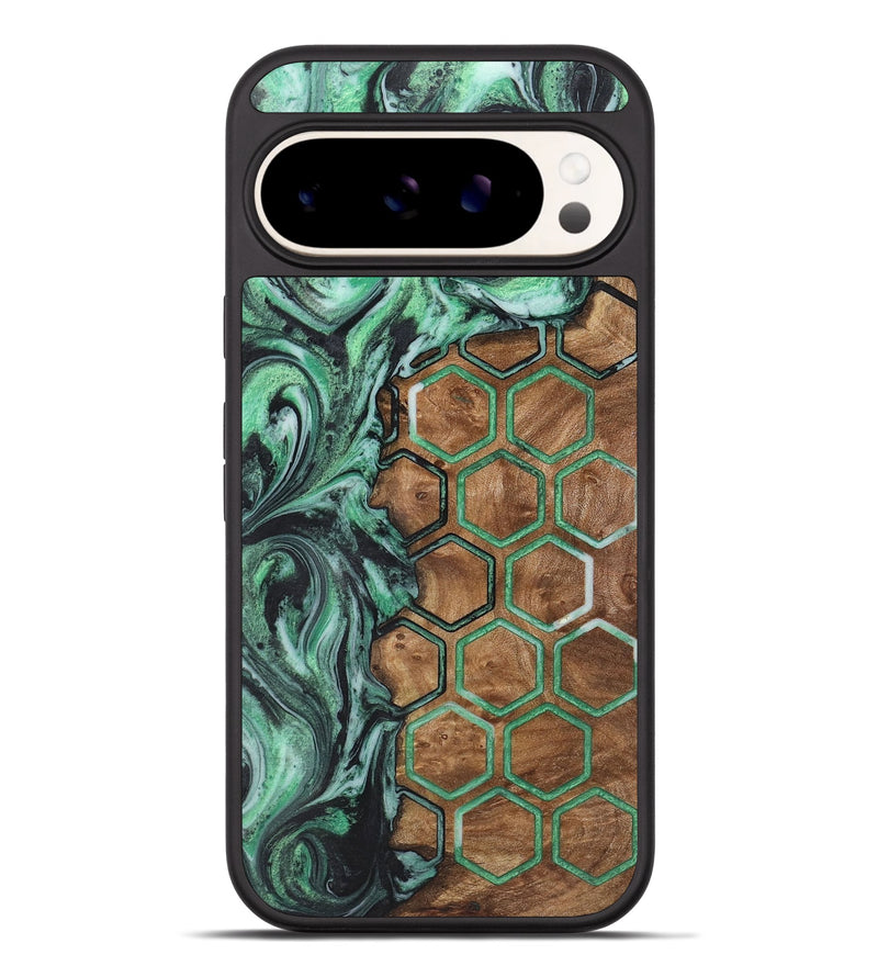 Pixel 9 Pro XL Wood+Resin Phone Case - Myrna (Pattern, 720881)