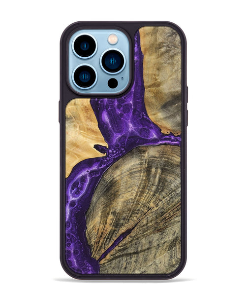 iPhone 14 Pro Max Wood+Resin Phone Case - Tyrese (Static, 720977)