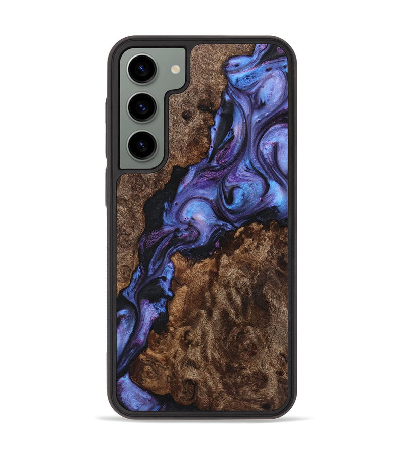 Galaxy S23 Plus Wood+Resin Phone Case - Braxton (Purple, 721014)